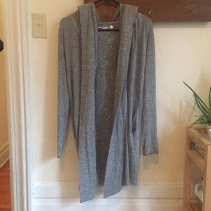 Athleta long line hoodie cardigan